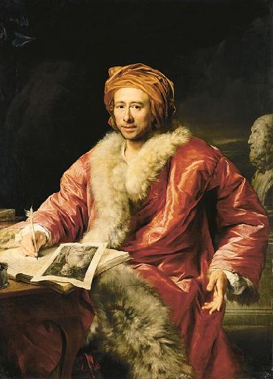 Maron, Anton von Portrait of Johann Joachim Winckelmann Germany oil painting art